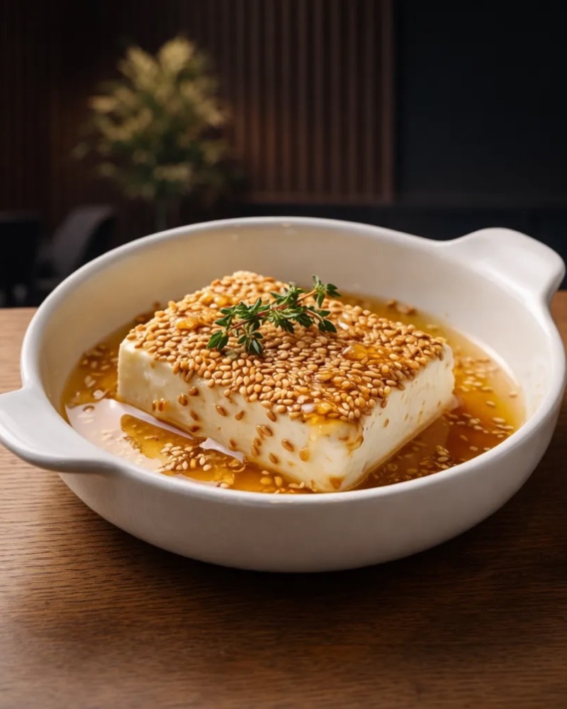 Djathë Feta në Furrë në TOKË Lounge Tiranë