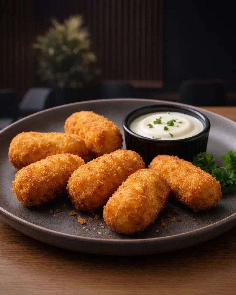 Kroketa patatesh në TOKË Lounge Tiranë