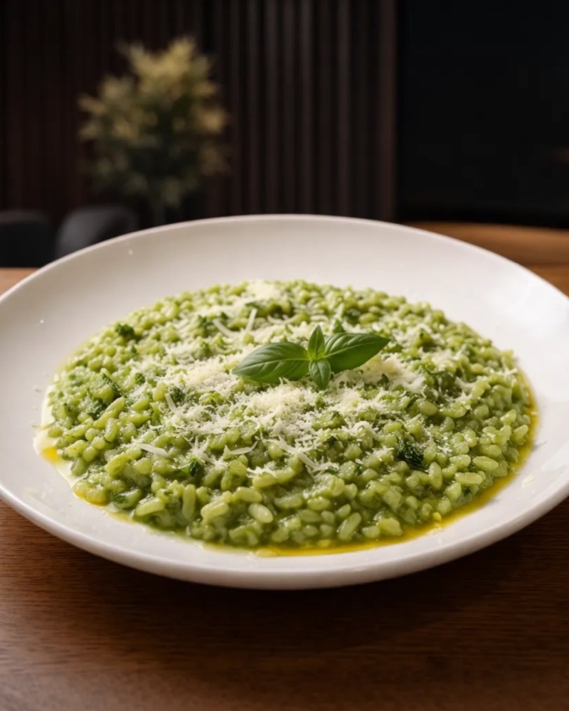 Risotto Verde në TOKË Lounge Tiranë