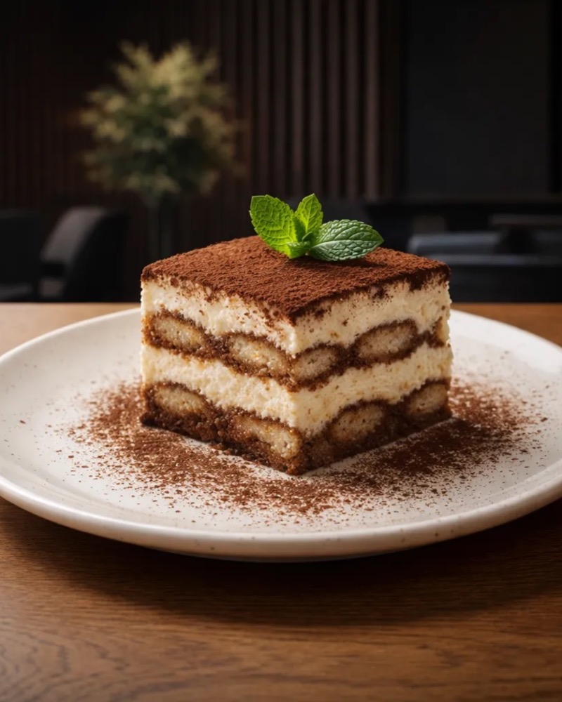 Tiramisu në TOKË Lounge Tiranë